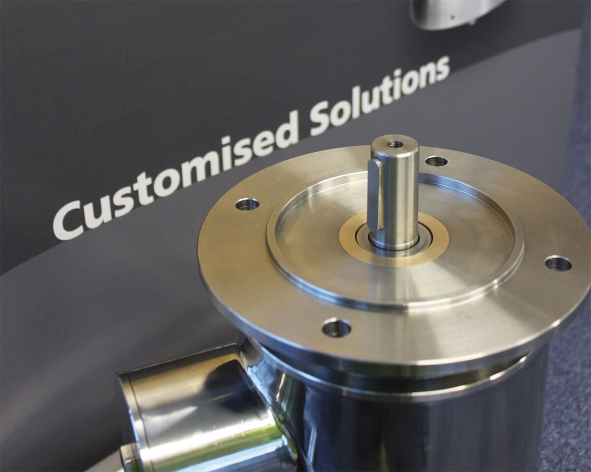 motore elettrico acciaio inox con speciale tenuta