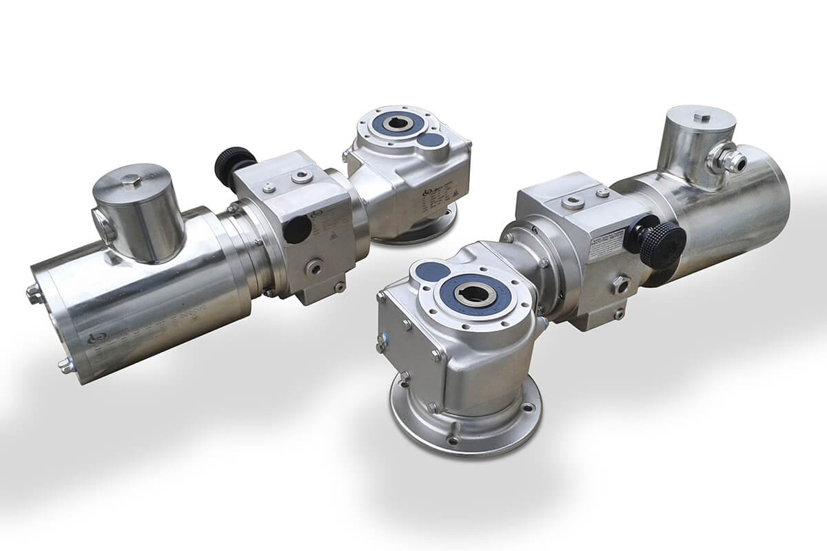 motovariariduttori di velocità ortogonali in acciaio inox