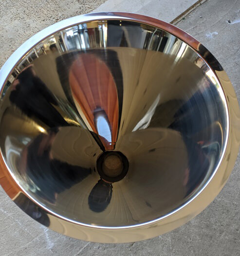 dissolutore tramoggia AISI 316 L