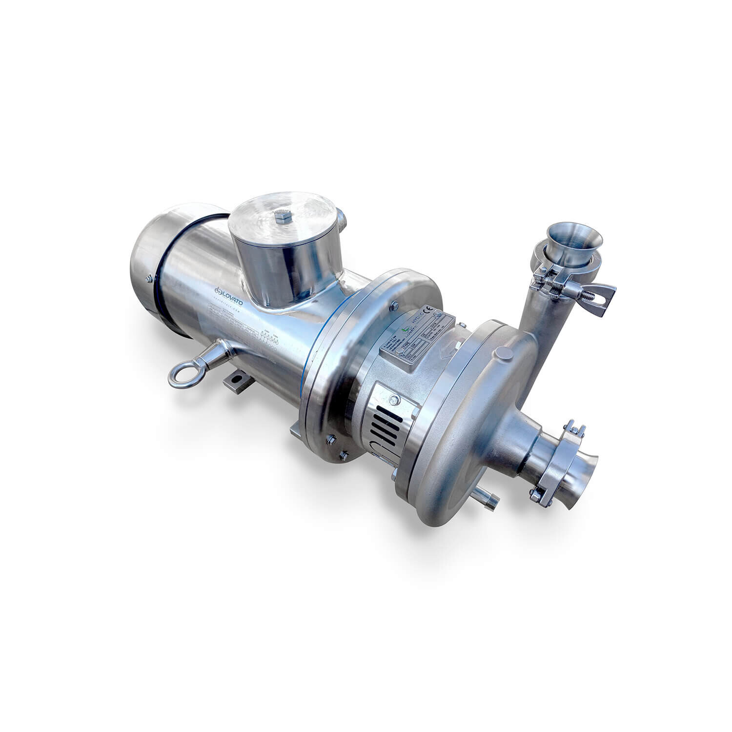 Esploso pompa centrifuga sanitaria in acciaio inox