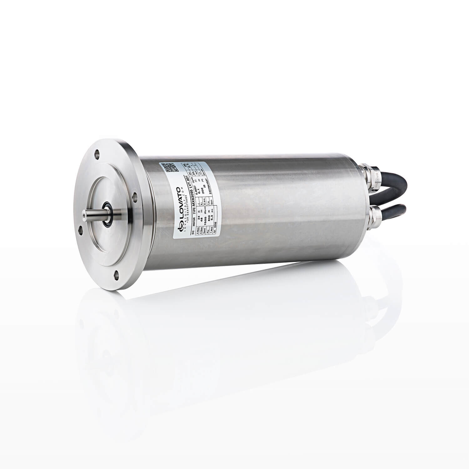 motore elettrico PMDC acciaio inox corrente continua brush a magneti permanenti