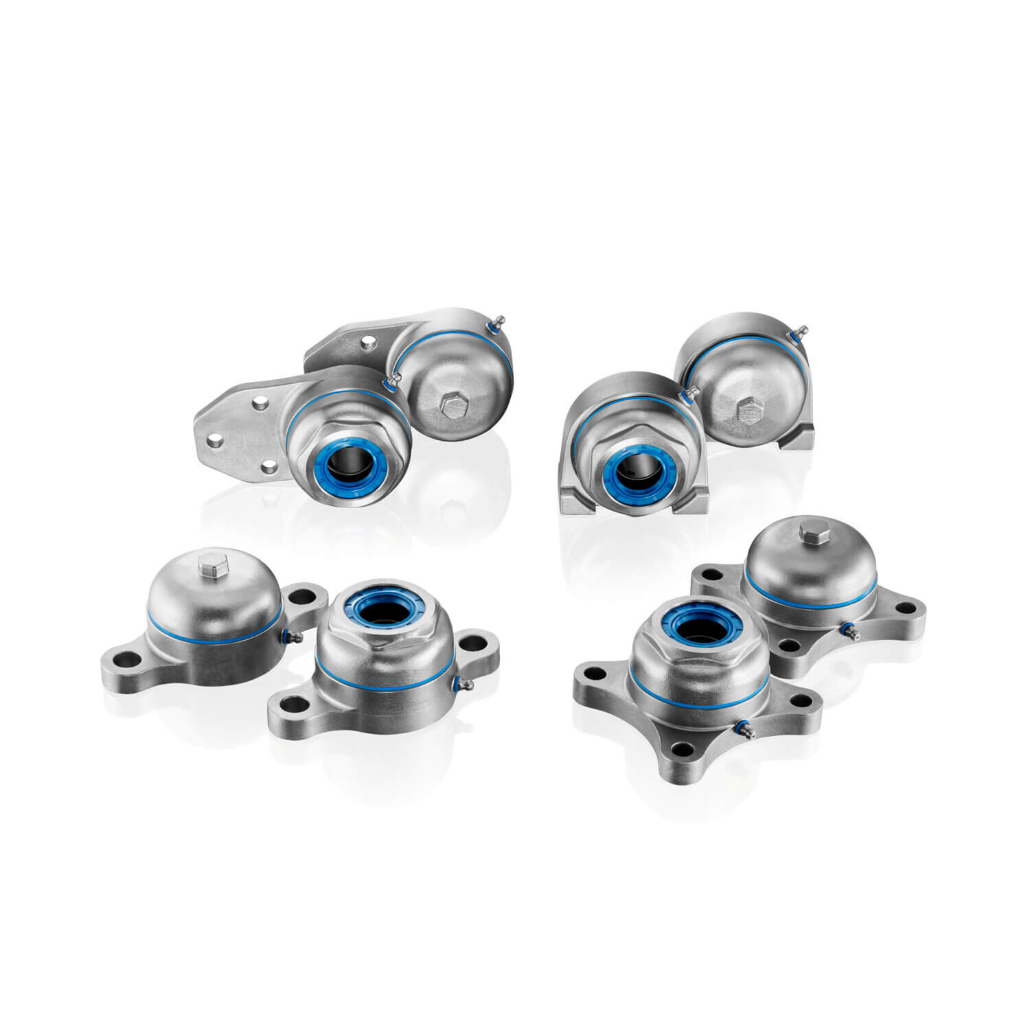 Supporti igienici UCF UCFL UCP UCFB in acciaio inox AISI 316 L