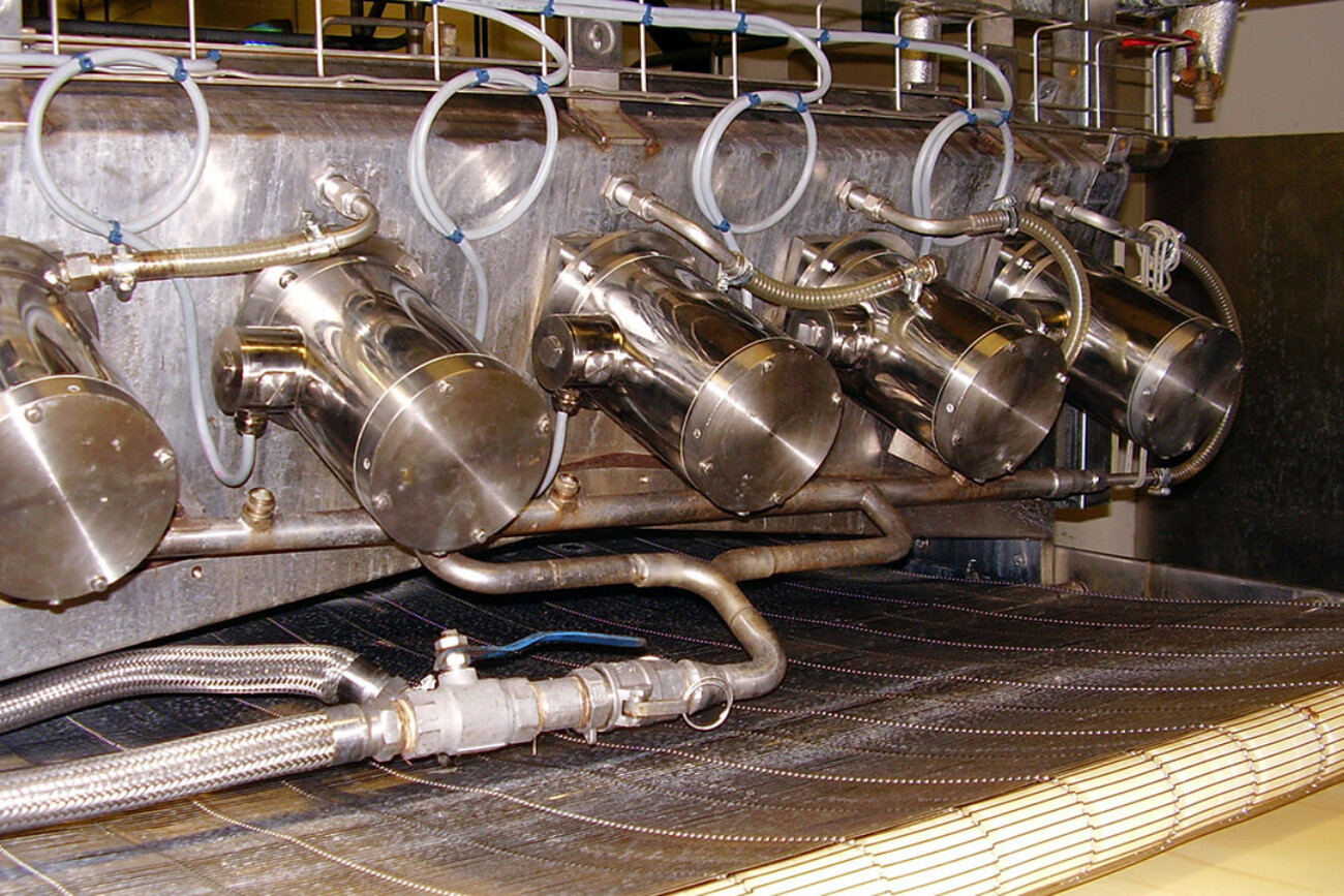 motori elettrici in acciaio inox, B5, TENV, in applicazione dolciaria