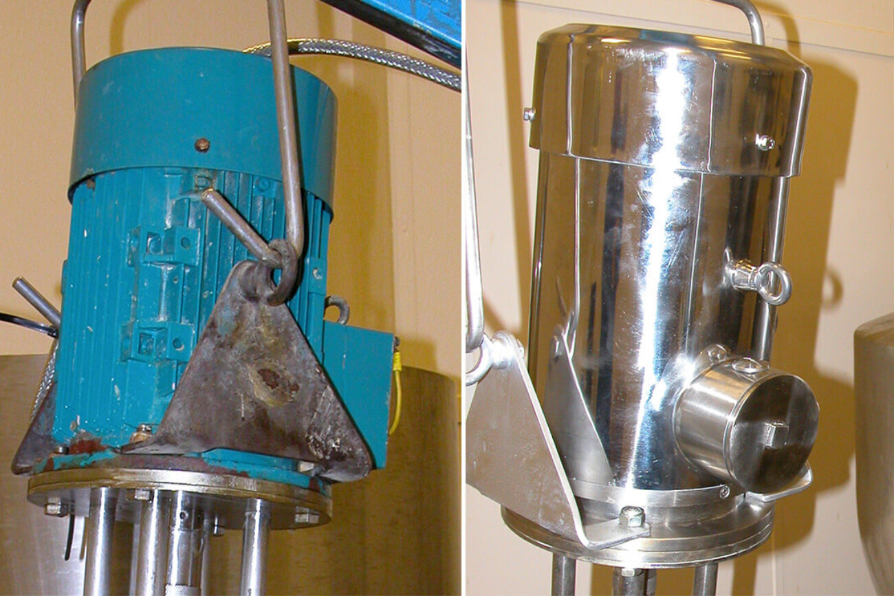 motore standard vs motore inox